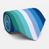 Cravate Drapeau des hommes gais (symbole LGBT) (Gay pride) (Roulé)