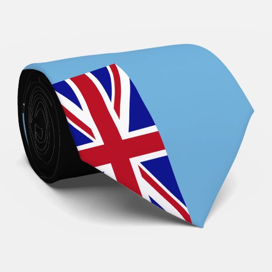 Cravate Drapeau des îles Fidji (Roulé)