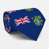 Cravate Drapeau des îles Pitcairn (Roulé)