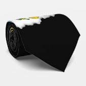 Cravate Drapeau des Îles Vierges américaines (Roulé)