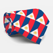 Cravate Drapeau des Philippines (Roulé)