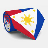 Cravate Drapeau des Philippines (Roulé)