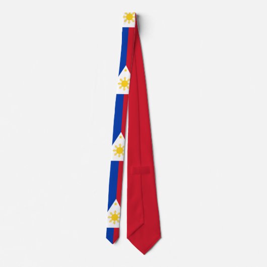 Cravate Drapeau des Philippines (Dos)