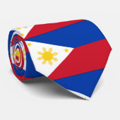 Cravate drapeau des Philippines (Roulé)