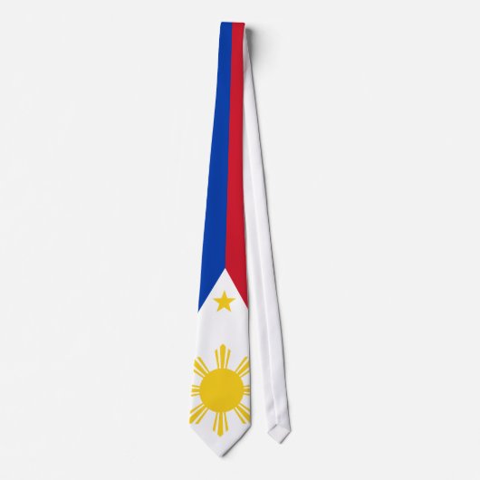 Cravate Drapeau des Philippines Drapeau philippin (Devant)