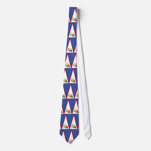 Cravate Drapeau des Samoa américaines (Devant)