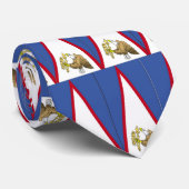 Cravate Drapeau des Samoa américaines (Roulé)