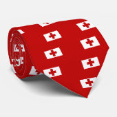 Cravate Drapeau des Tonga (Roulé)