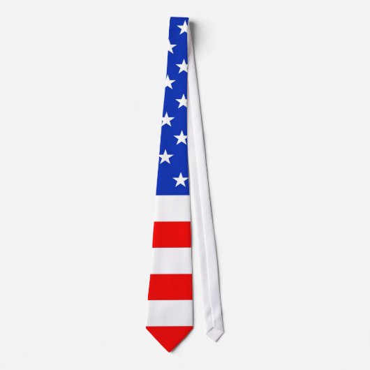 Cravate Drapeau des USA (Devant)