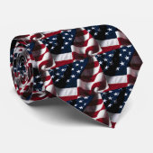 Cravate Drapeau des USA (Roulé)