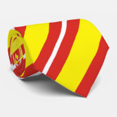 Cravate Drapeau d'Espagne (Roulé)