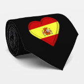 Cravate Drapeau d'Espagnol de l'Espagne (Roulé)