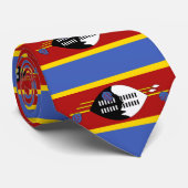 Cravate Drapeau d'Eswatini (Roulé)