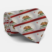 Cravate Drapeau d'État de Californie (Roulé)