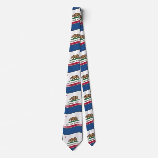 CRAVATE DRAPEAU D'ÉTAT DE LA CALIFORNIE (Devant)