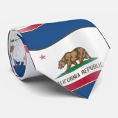 CRAVATE DRAPEAU D'ÉTAT DE LA CALIFORNIE (Roulé)