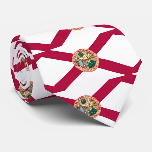 Cravate Drapeau d'état de la Floride (Roulé)