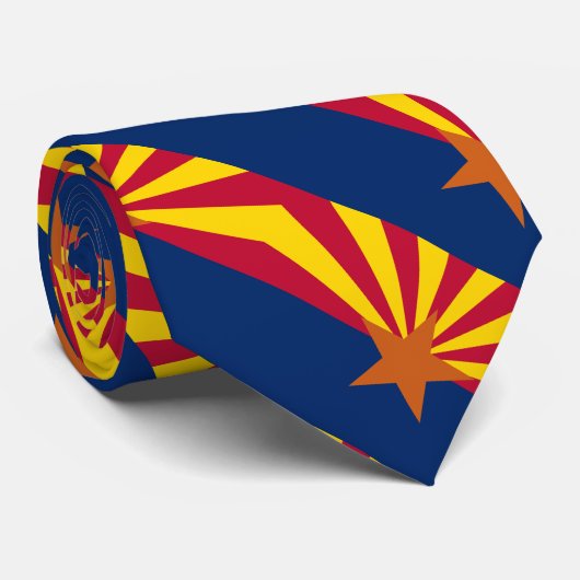 Cravate Drapeau d'état de l'Arizona (Roulé)