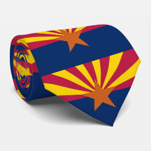 Cravate Drapeau d'État de l'Arizona