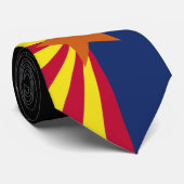 Cravate Drapeau d'état de l'Arizona (Roulé)