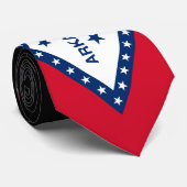 Cravate Drapeau d'État de l'Arkansas (Roulé)