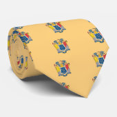 Cravate Drapeau d'état de New Jersey (Roulé)