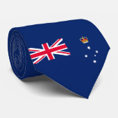Cravate Drapeau d'État de Victoria (Australie) (Roulé)