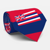Cravate Drapeau d'État d'Hawaï (Roulé)