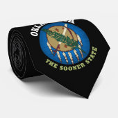 CRAVATE DRAPEAU D'ÉTAT D'OKLAHOMA (Roulé)