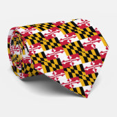 Cravate Drapeau d'état du Maryland (Roulé)