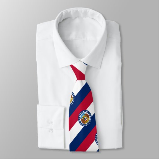 Cravate Drapeau d'état du Missouri (Attaché)