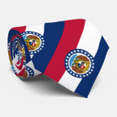 Cravate Drapeau d'état du Missouri (Roulé)