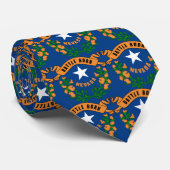Cravate Drapeau d'état du Nevada (Roulé)