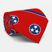 Cravate Drapeau d'état du Tennessee (Roulé)