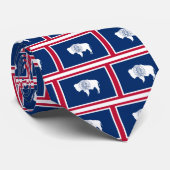 Cravate Drapeau d'état du Wyoming (Roulé)