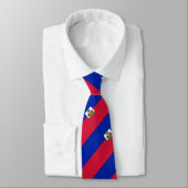 Cravate Drapeau d'Haïti (Attaché)