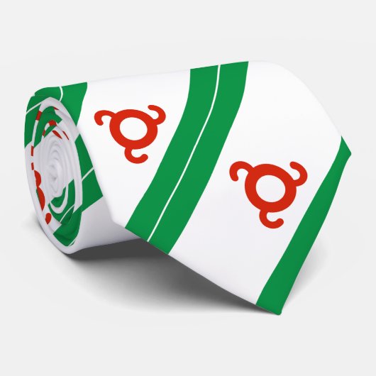 Cravate Drapeau d'Ingushetia (Roulé)