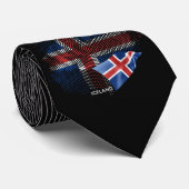 Cravate Drapeau d'Islande (Roulé)