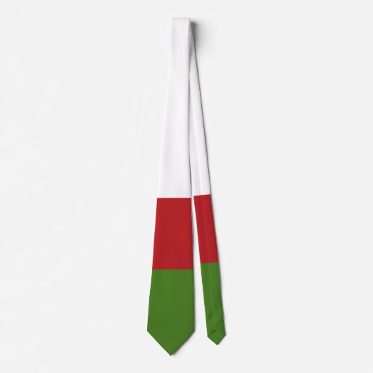 Cravate Drapeau d'Oman (Devant)