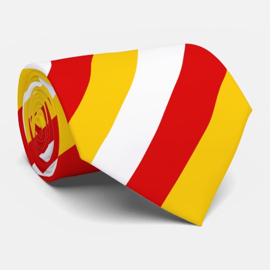 Cravate Drapeau d'Ossétie du Sud (Roulé)