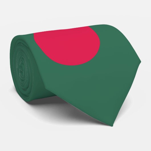 Cravate Drapeau du Bangladesh (Roulé)