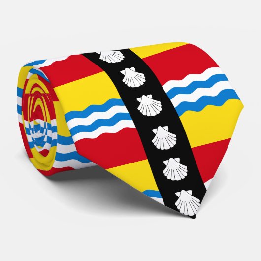 Cravate Drapeau du Bedfordshire (Roulé)