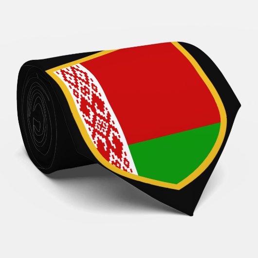 Cravate Drapeau du Belarus (Roulé)