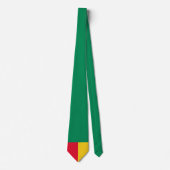 Cravate Drapeau du Bénin (Afrique) (Devant)