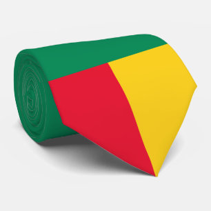 Cravate Drapeau du Bénin (Afrique)