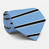 Cravate Drapeau du Botswana (Roulé)