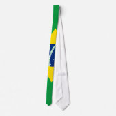 Cravate Drapeau du Brésil Tie (Dos)