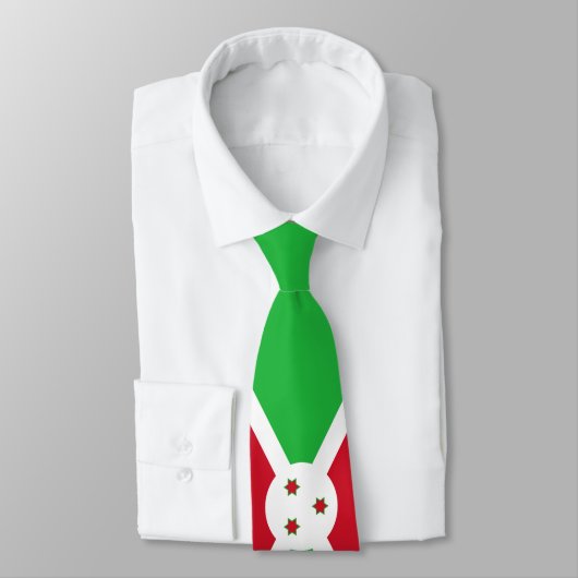 Cravate Drapeau du Burundi (Attaché)