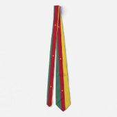 Cravate drapeau du Cameroun (Dos)