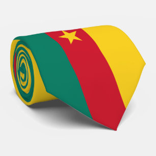 Cravate Drapeau du Cameroun